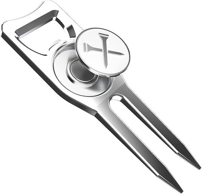 ARTINIX Golf divot repair tools  Golf 6-in-1 Premium Divot Tool &amp, Ball Marker&nbsp